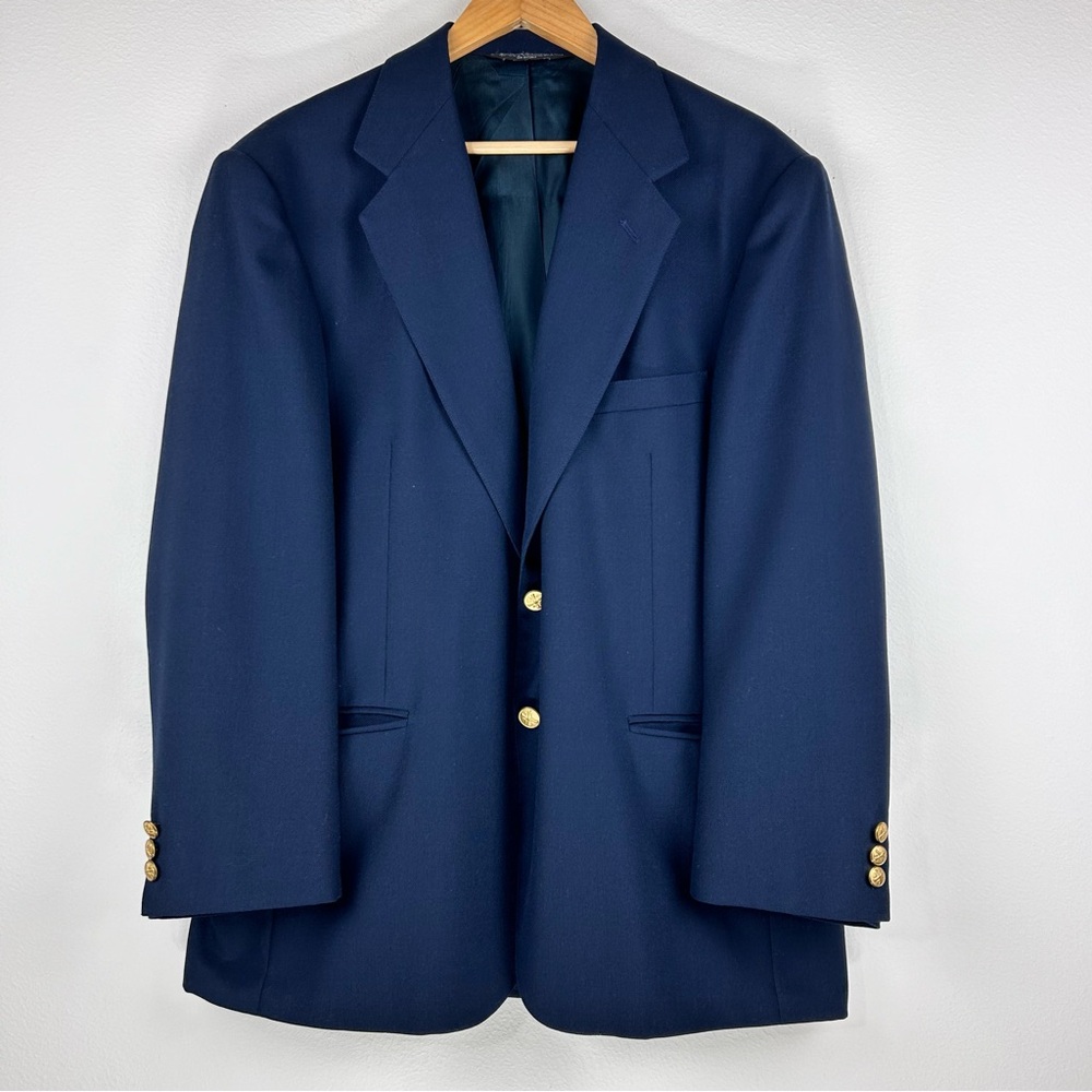 Vtg Wallstreet Collection for Elder Beerman Two Button Blazer. Size 44R